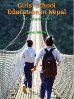 Girls' School Education in Nepal : A Conundrum