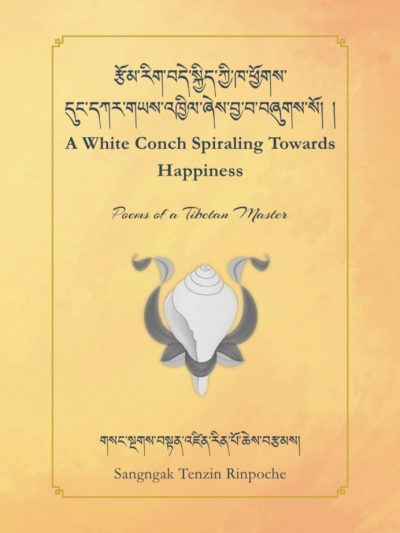 A White Conch Spiraling Towards Happiness