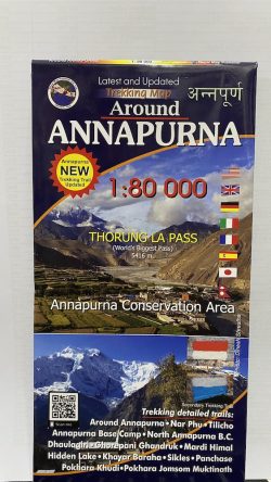 Around Annapurna Scale 1: 80000