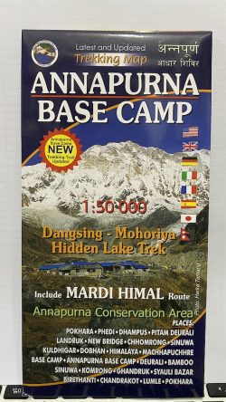 Annapurna Base Camp Scale 1: 50000