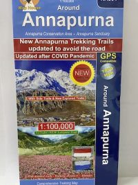 Around Annapurna | Annapurna Conservation Area | Annapurna Sanctuary  ( NA 504 ) Scale 1: 100000