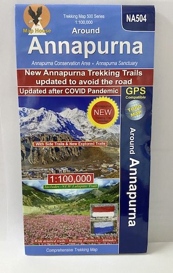 Around Annapurna | Annapurna Conservation Area | Annapurna Sanctuary  ( NA 504 ) Scale 1: 100000