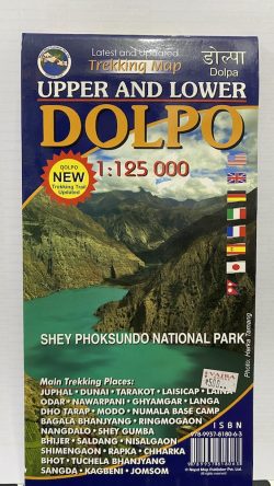 Upper And Lower Dolpo Scale 1:125000
