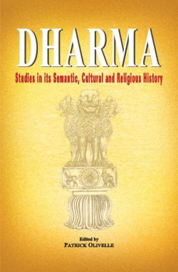 Dharma Studies in Semantic, Cultural and Religious History