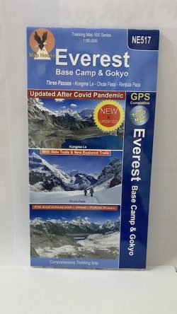 Everest Base Camp And Gokyo | Three Passes | Kongma La | Chola Pass | Renjola Pass ( NE 517 ) Scale 1: 50000
