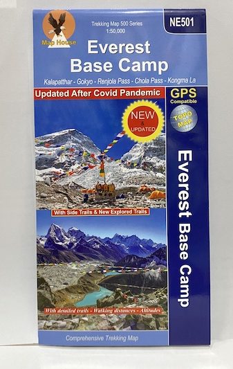 Everest Base Camp | Kalapatthar | Gokyo | Renjola Pass | Chola Pass | Kongma La ( NE 501 ) Scale 1: 50000