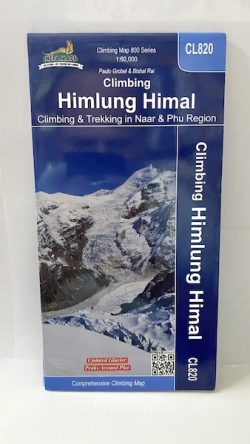 Climbing Himlung Himal | Climbing And Trekking  in Naar and Phu Region ( CL 820 ) Scale 1: 60000