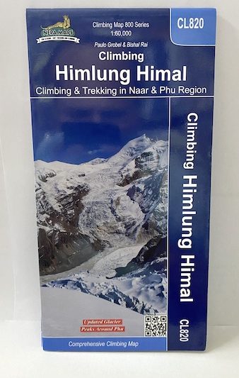 Climbing Himlung Himal | Climbing And Trekking  in Naar and Phu Region ( CL 820 ) Scale 1: 60000