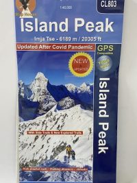 Island Peak | Imja Tse - 6189 m / 20305 ft ( CL 803 ) Scale 1: 40000