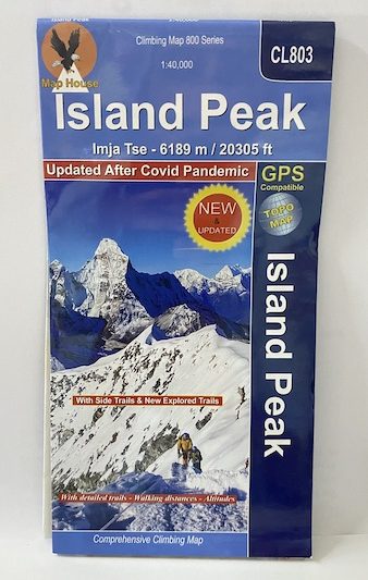 Island Peak | Imja Tse - 6189 m / 20305 ft ( CL 803 ) Scale 1: 40000