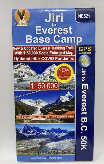 Jiri To Everest Base Camp  ( NE 521 ) Scale 1: 50000