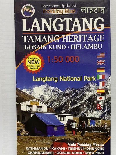 Langtang Tamang Heritage Gosainkund Helambu Scale 1:50000