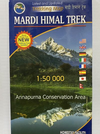 Mardi Himal Trek Scale 1: 50000