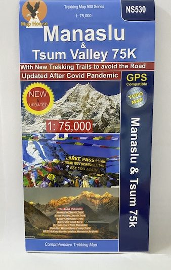 Manaslu and Tsum Valley 75K ( NS 530 ) Scale 1: 75000