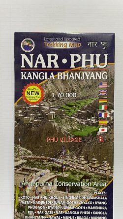 Nar Phu Kangla Bhanjyang Scale 1:70000