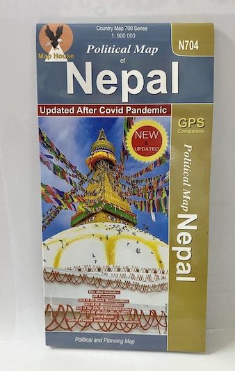 Political Map Of Nepal ( N 704 ) Scale 1: 900000