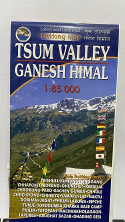 Ganesh Himal Tsum Valley Scale 1: 85000