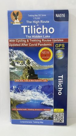 The High Route To Tilicho : The Hidden Lake  ( NA 516 ) Scale 1: 75000