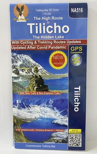 The High Route To Tilicho : The Hidden Lake  ( NA 516 ) Scale 1: 75000
