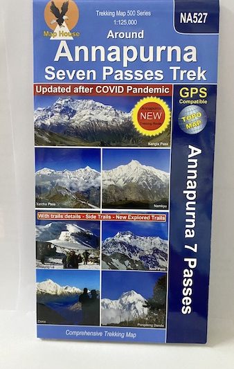 Around Annapurna | Seven Passes Trek ( NA 527 ) Scale 1: 125000