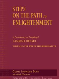 Steps On The Path To Enlightenment : A Commentary On Tsonkhapa's Lamrim Chenmo Volume 3 ( The way of the bodhisattva)